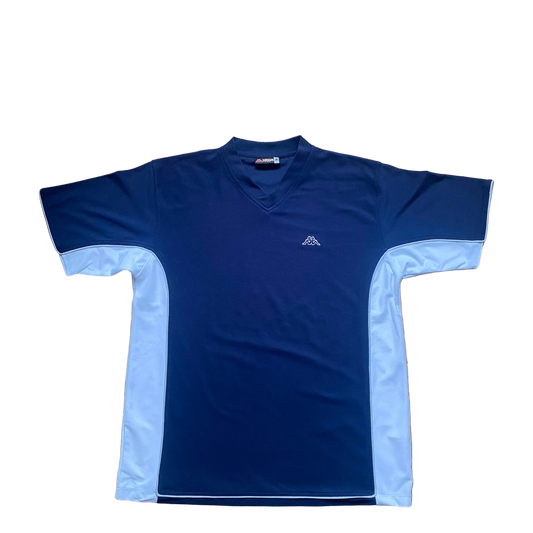 2000s Kappa Sport Tee - Navy/White - XL