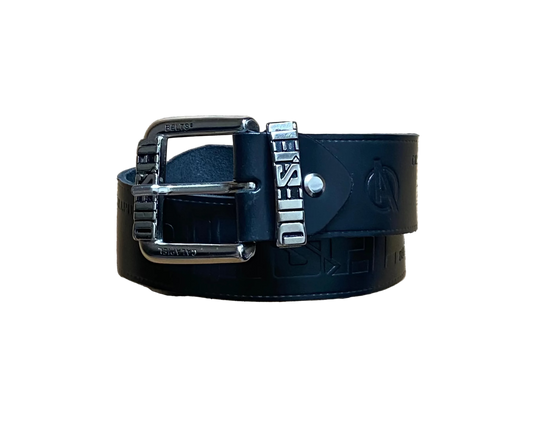 Diesel Black Leather Belt - Size 42/105